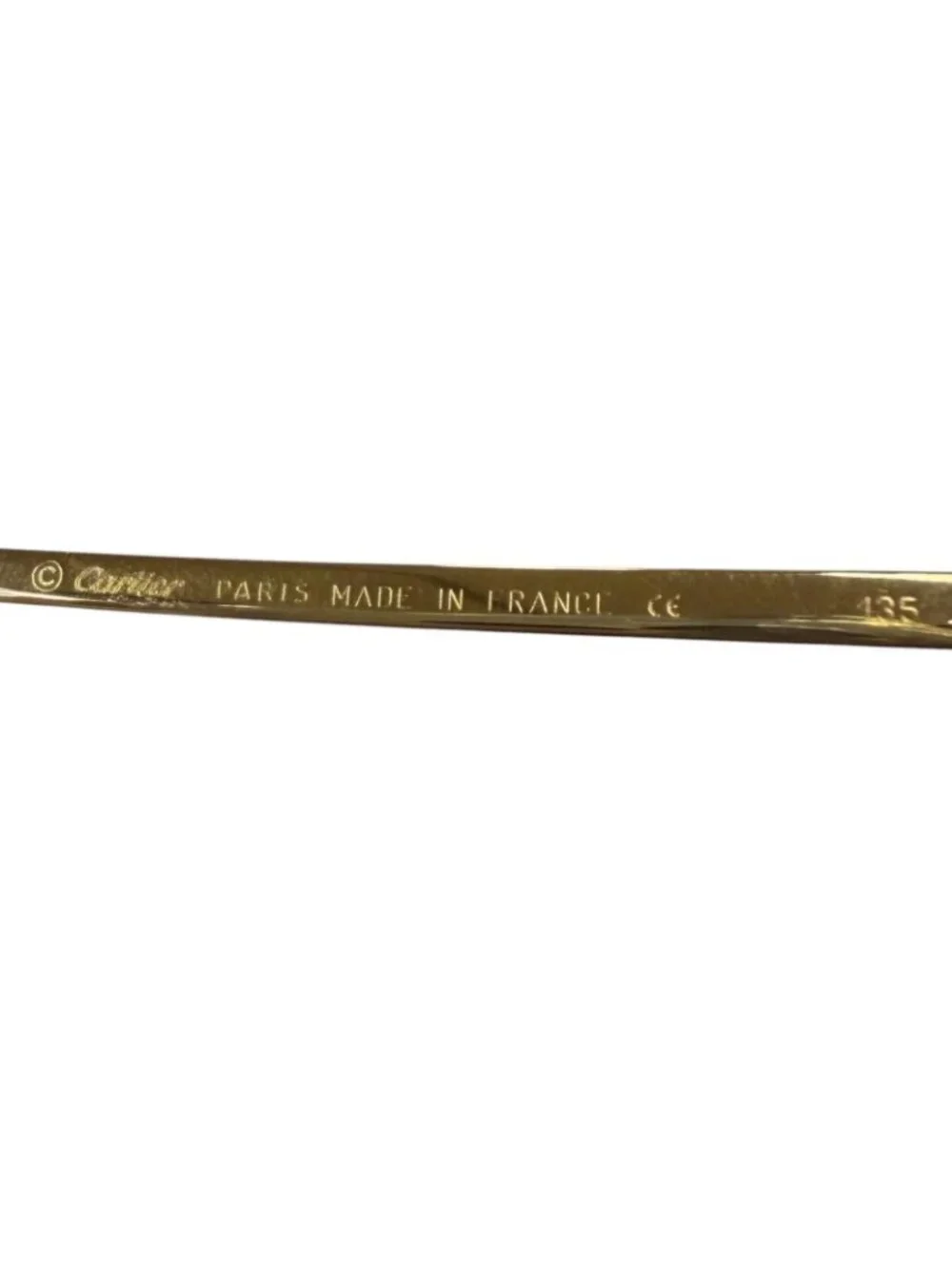 Cartier 2C Decor Two Point Rimless Gradient Lens with Logo Eyewear Sunglasses